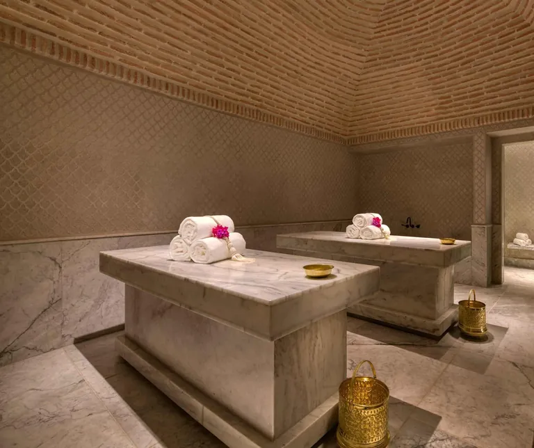 Luxury spa and traditional Moroccan hammam at Fairmont Tazi Palace